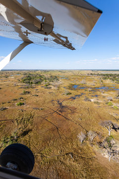 scenic flight at africa