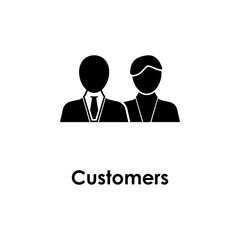 businessmen, customers icon. Element of business icon for mobile concept and web apps. Detailed businessmen, customers icon can be used for web and mobile