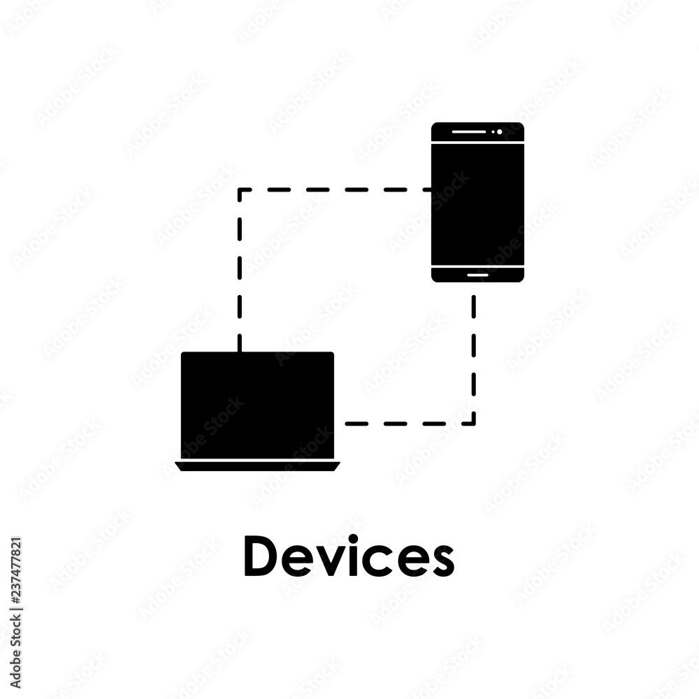 Aufkleber connection, devices icon. element of business icon for mobile concept and web apps. detailed connect
