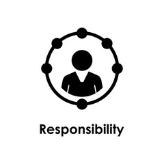 circle, worker, responsibility icon. One of the business collection icons for websites, web design, mobile app