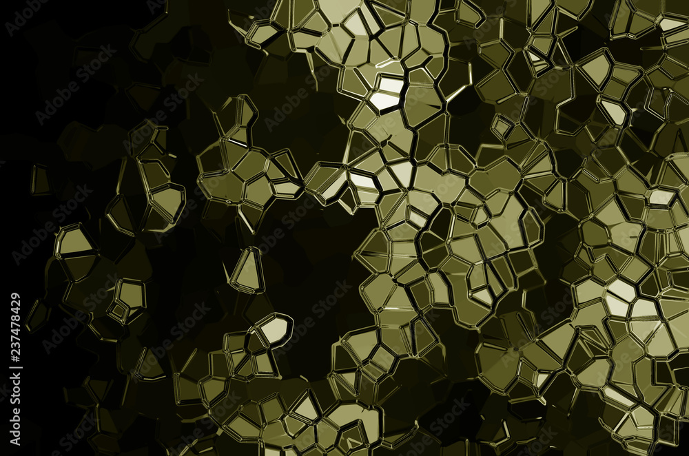 Poster a background made up of a mosaic-like texture with a lack of fragments.