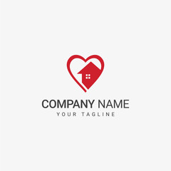 Home Love Logo Template