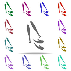 the arms of the juggler icon. Elements of circus in multi color style icons. Simple icon for websites, web design, mobile app, info graphics