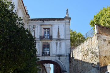 old Lisbon architecture, Portugal