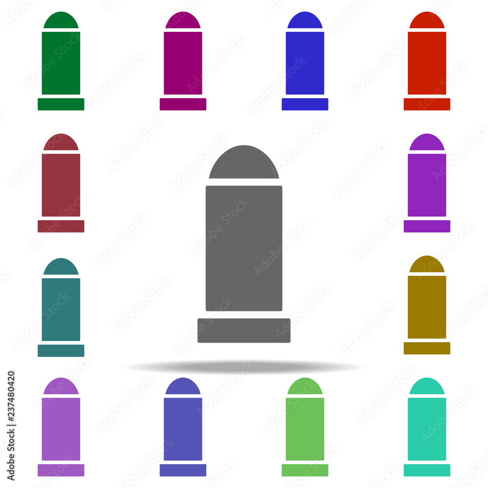 Poster bullet icon. elements of dedective in multi color style icons. simple icon for websites, web design,