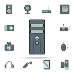 computer keys icon. Devices icons universal set for web and mobile