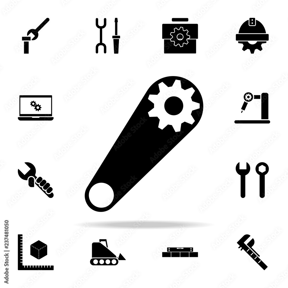 Aufkleber mechanism icon. engineering icons universal set for web and mobile