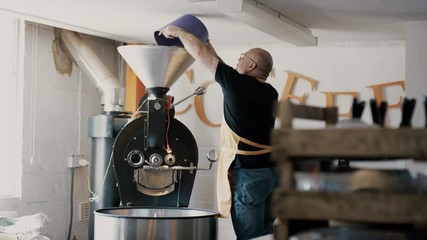 Coffee Roasting Facility and Staff