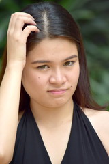 Fototapeta premium Minority Female And Confusion