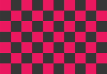 pink and black chessboard seamless pattern