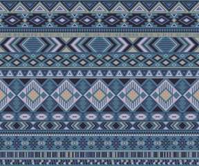 American indian pattern tribal ethnic motifs geometric vector background.