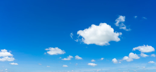 Beautiful blue sky and clouds natural background.