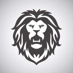 Obraz premium Wild Lion Roar Logo 
