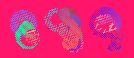 abstract vector background-Dot Graphics 