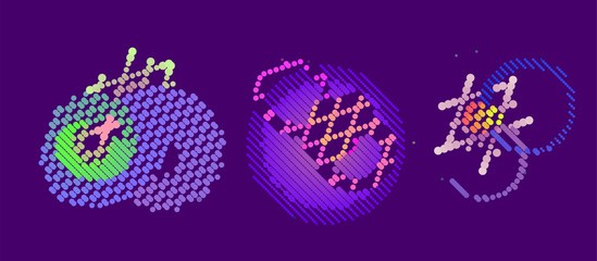 abstract vector background-Dot Graphics 