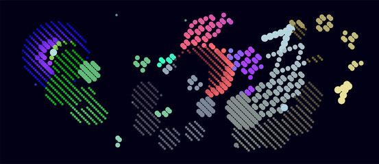 abstract vector background-Dot Graphics 