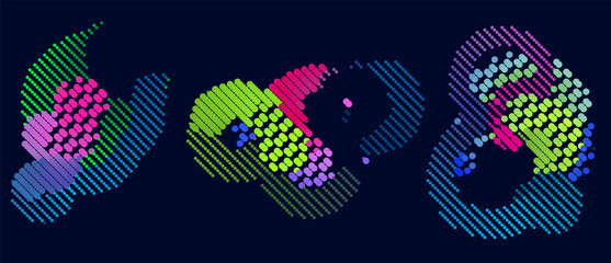 abstract vector background-Dot Graphics 