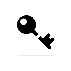 key icon. Vector concept illustration for design