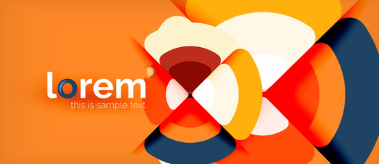 Circle abstract background