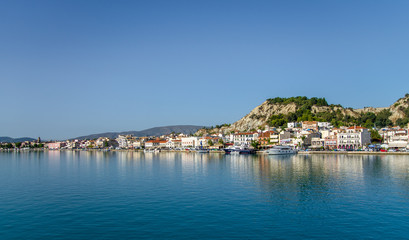 Fototapeta na wymiar view of the town in Zante Greece