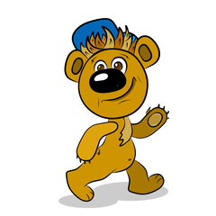Stock Illustration Cartoon teddy bear