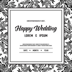 flowers vector design banner card for wedding