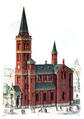 Fototapeta premium The architecture of the middle ages