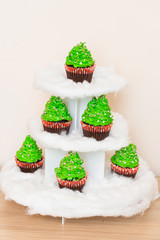 Christmas cupcake