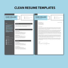 Clean Resume Templates	