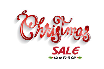 Christmas sales vector