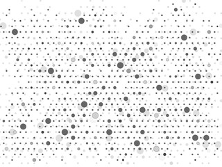 Abstract background with grey circles. Modern black and white texture. Geometric background
