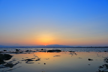 幻想的な夕焼け空