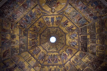 Fototapeta na wymiar Baptistery Ceiling