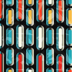 beautiful colored abstract geometric background illustration