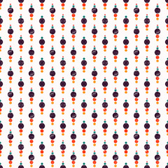 colored balls grunge effect seamless pattern background
