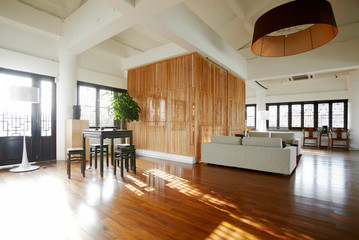 Fototapeta na wymiar Clean and comfortable home interior