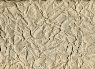 Crumpled Paper Texture Background