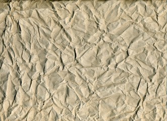 Crumpled Paper Texture Background