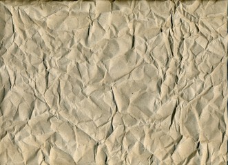 Crumpled Paper Texture Background