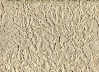 Crumpled Paper Texture Background