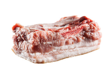Lard with meat