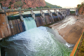 Hartebeespoort dam in South Africa, a water sport and holiday destination..