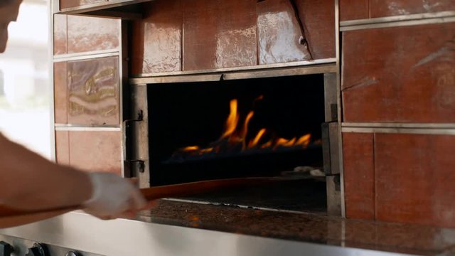 A man prepares delicious traditional Turkish cakes Pida. 4k