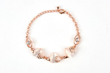 Jewelry pendant on a white isolated background. Jewelery, jewelry