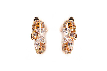 Jewelry pendant on a white isolated background. Jewelery, jewelry