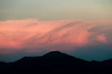 unique cloud and beautiful sky