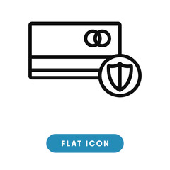 Credit card vector icon