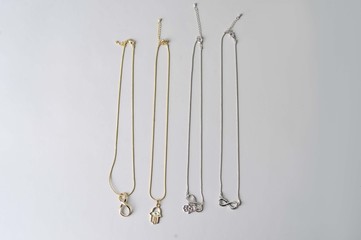 ewelry pendant on a white isolated background. Jewelery, jewelry