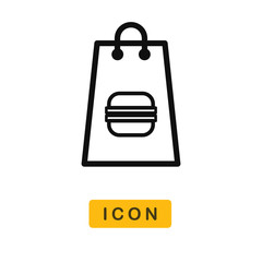 Obraz premium Bag premium vector icon