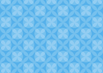 Abstract circles blue pattern background